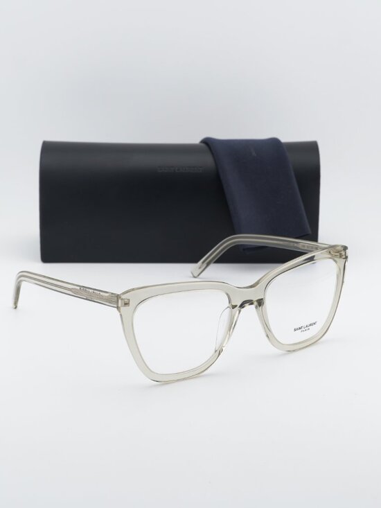 Saint Laurent SL548 SLIM OPT 005 Cat Eye Eyeglasses 55mm - Green main image 2
